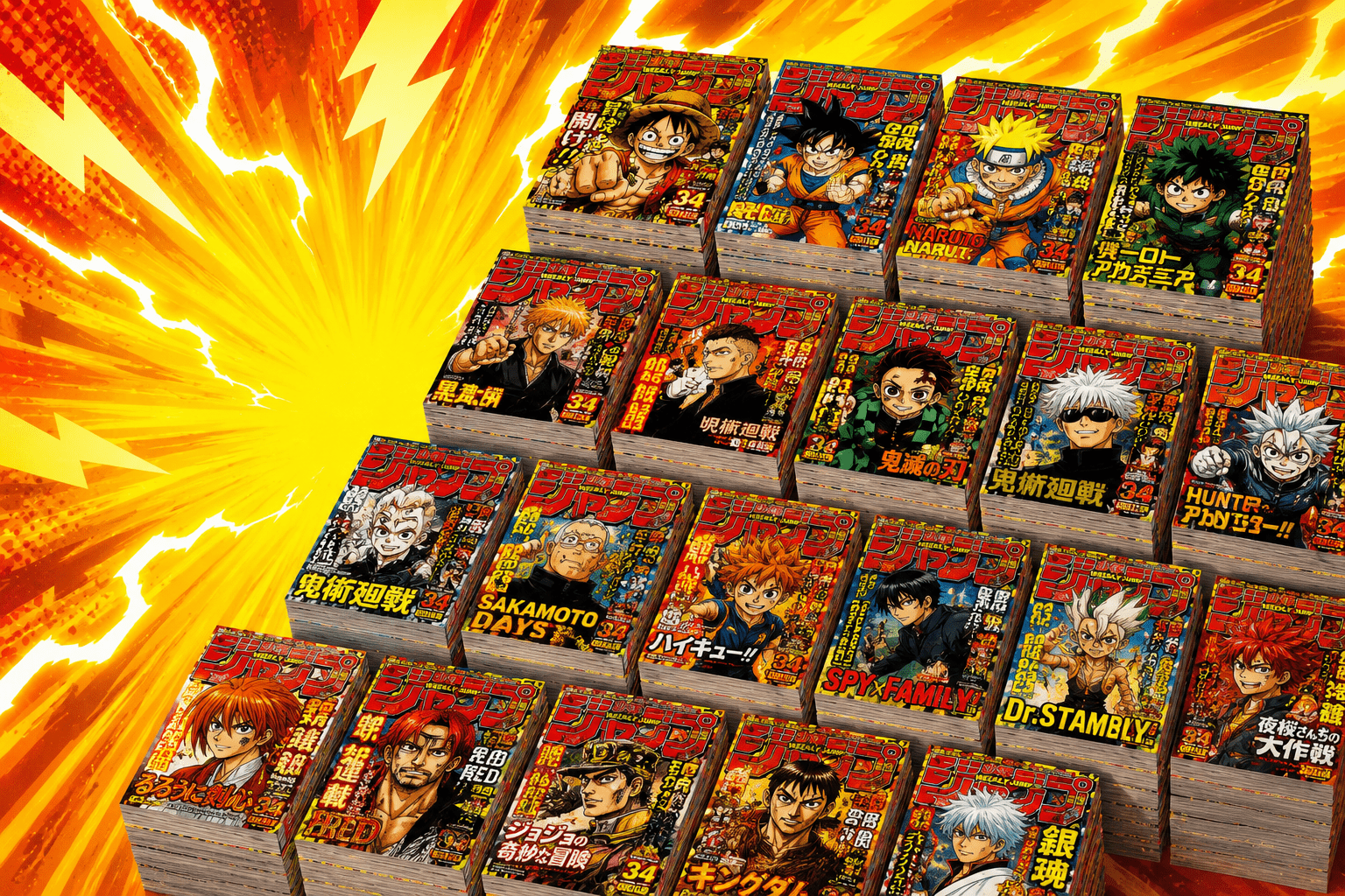 読み終わった少年ジャンプを捨てないで！30冊以上で送料無料